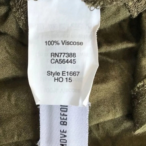 MADEWELL Olive Green Blouse Long Sleeve Small - Picture 4 of 5